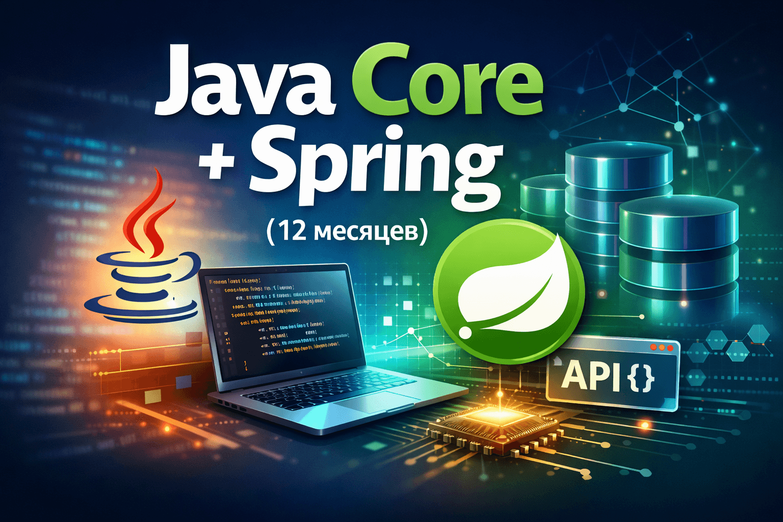 Java Core + Spring (12 месяцев)